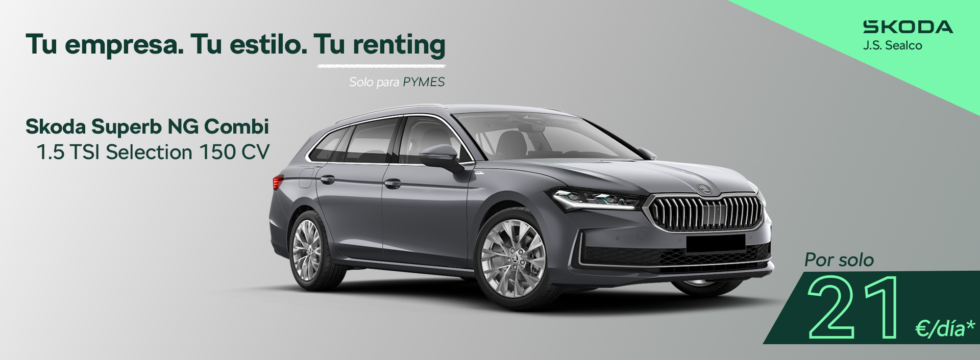 SKODA BUSINESS BANNER SUPERB ABRIL 2025